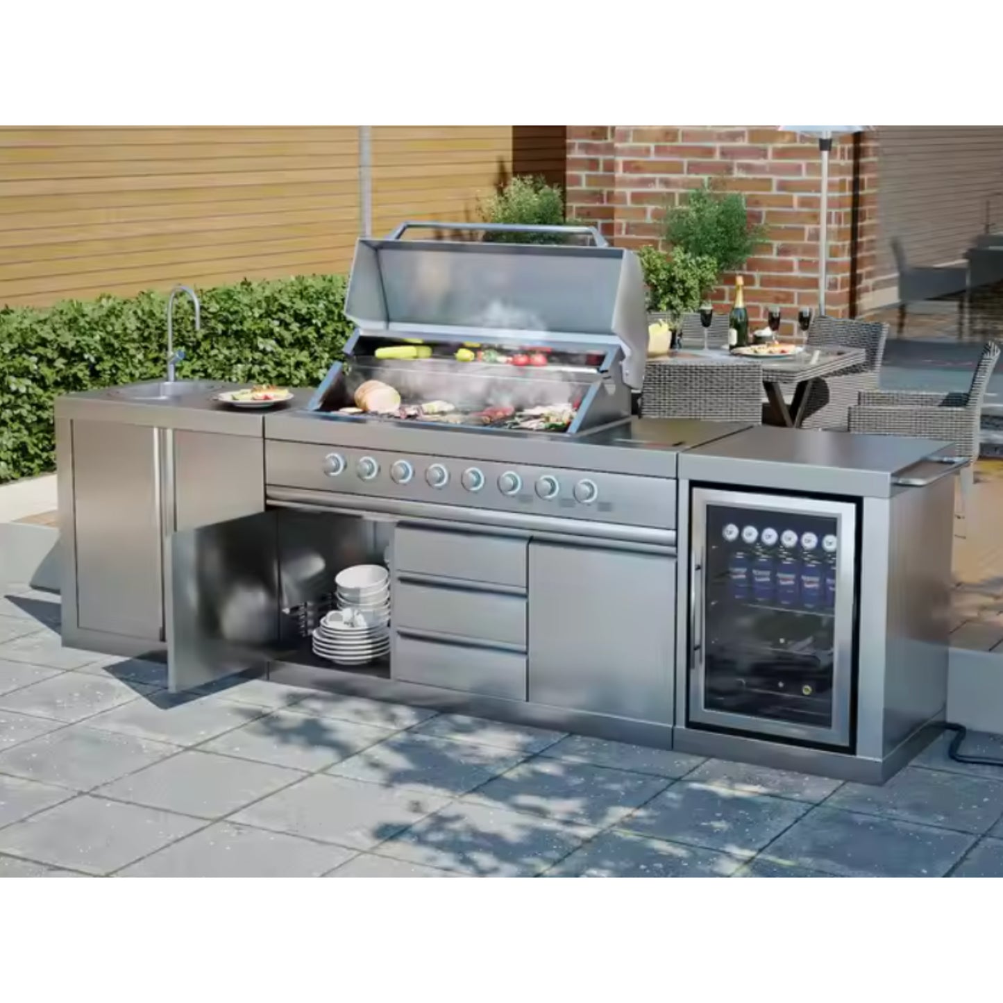 Shadecraft Pavillion Outdoor Kitchen Suite